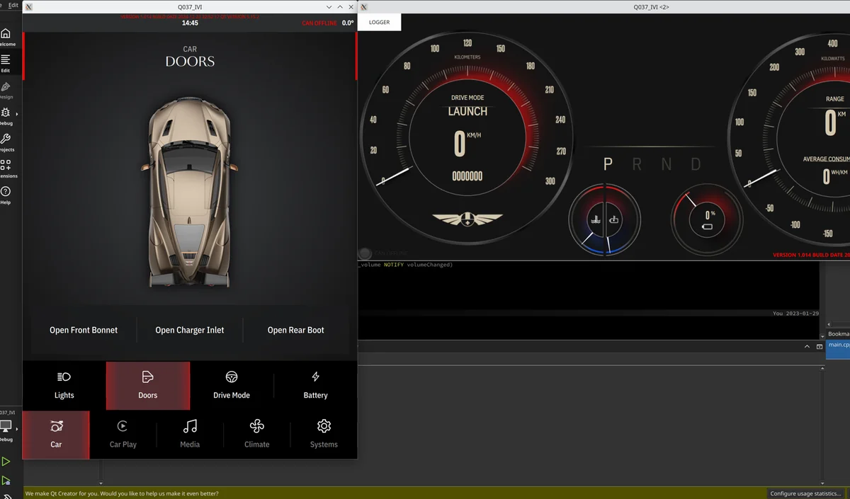 QEV Automotive Infotainment